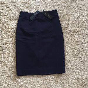 Navy Blue Pencil Skirt Size 0